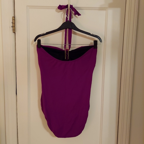 Ralph Lauren Purple One Piece Bathing Suit - Picture 7 of 9